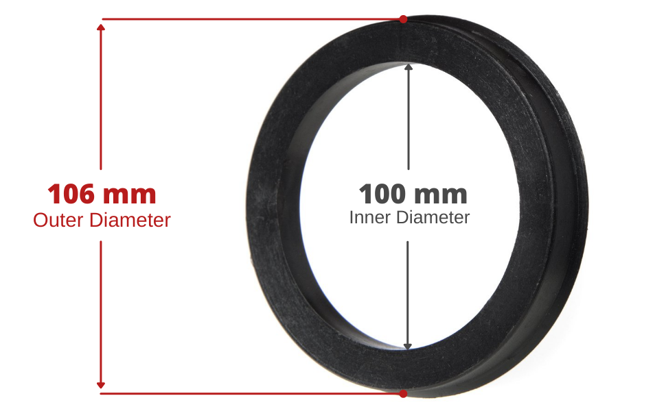 Hub Centric Rings - Nylon (Set of 4)