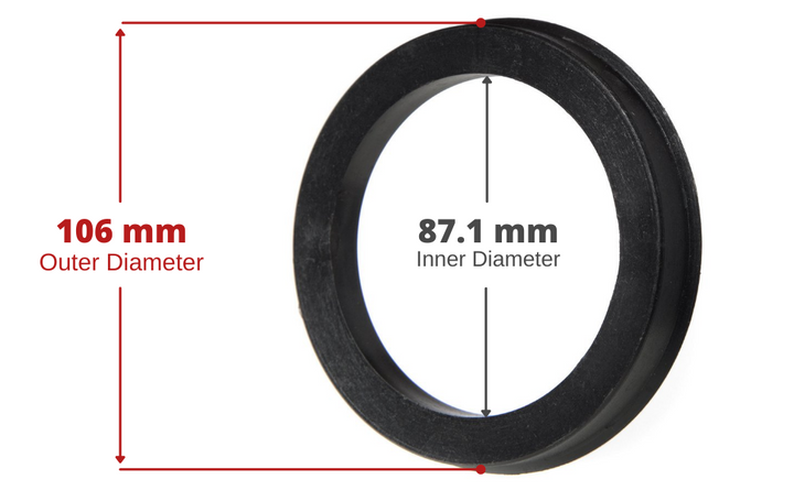 Hub Centric Rings - Nylon (Set of 4)