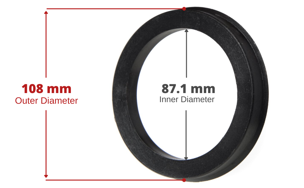 Hub Centric Rings - Nylon (Set of 4)