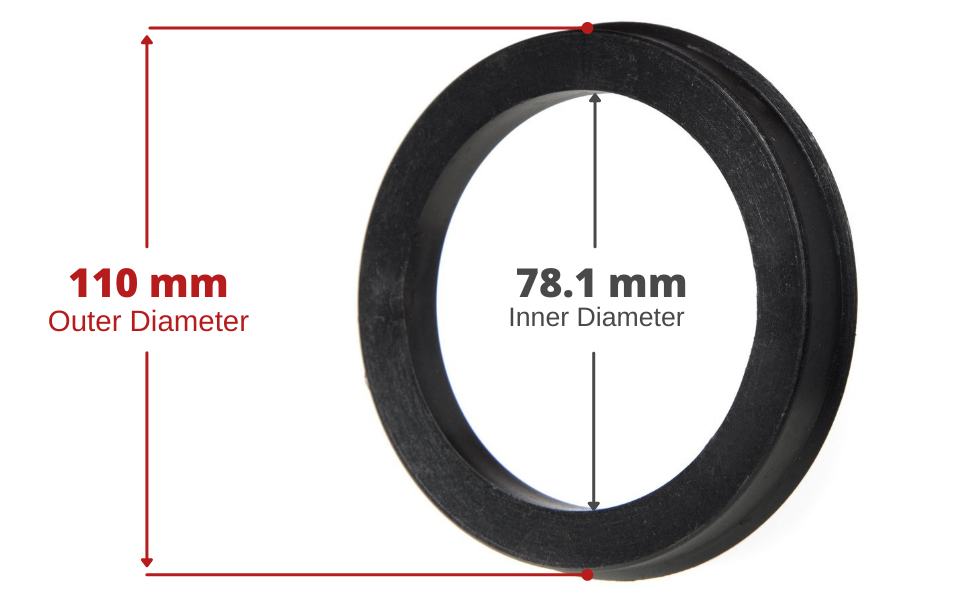 Hub Centric Rings - Nylon (Set of 4)