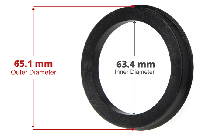 Hub Centric Rings - Nylon (Set of 4)