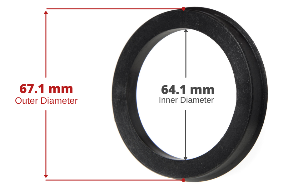 Hub Centric Rings - Nylon (Set of 4)