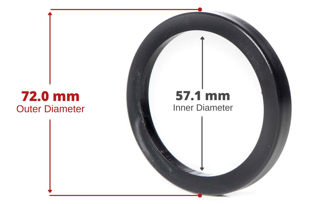 Hub Centric Spigot Rings - Nylon For TSW Wheels (Set of 4)