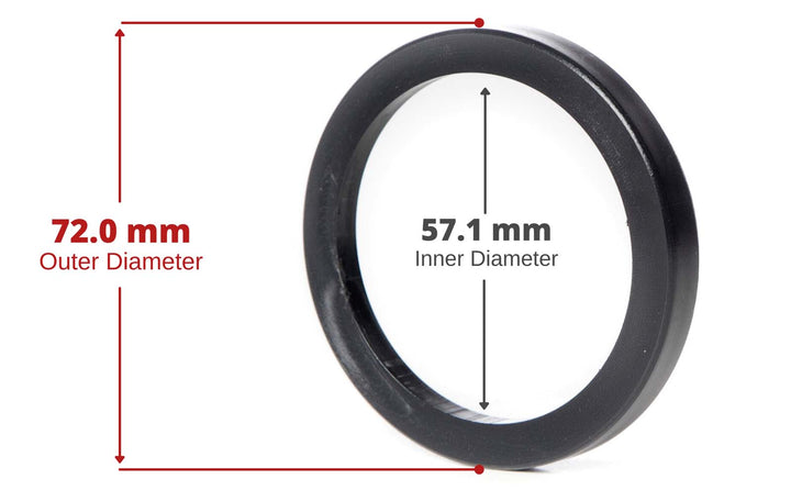 Hub Centric Spigot Rings - Nylon For TSW Wheels (Set of 4)
