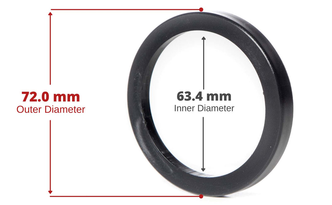 Hub Centric Spigot Rings - Nylon For TSW Wheels (Set of 4)