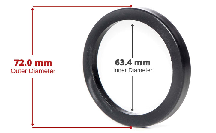 Hub Centric Spigot Rings - Nylon For TSW Wheels (Set of 4)