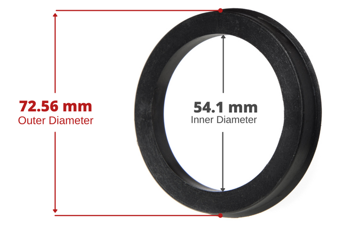 Hub Centric Rings - Nylon (Set of 4)
