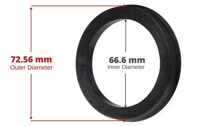 Hub Centric Rings - Nylon (Set of 4)