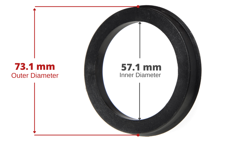 Hub Centric Rings - Nylon (Set of 4)