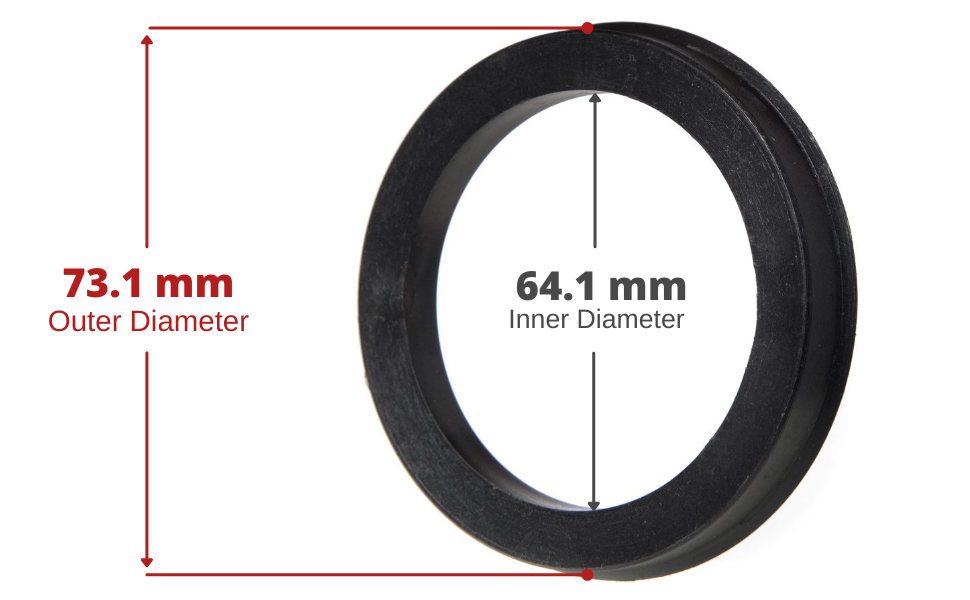 Hub Centric Rings - Nylon (Set of 4)