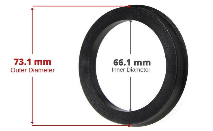 Hub Centric Rings - Nylon (Set of 4)