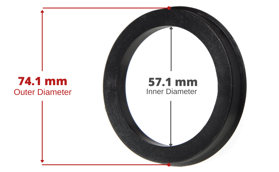 Hub Centric Rings - Nylon (Set of 4)