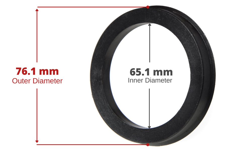 Hub Centric Rings - Nylon (Set of 4)