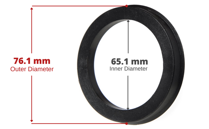 Hub Centric Rings - Nylon (Set of 4)