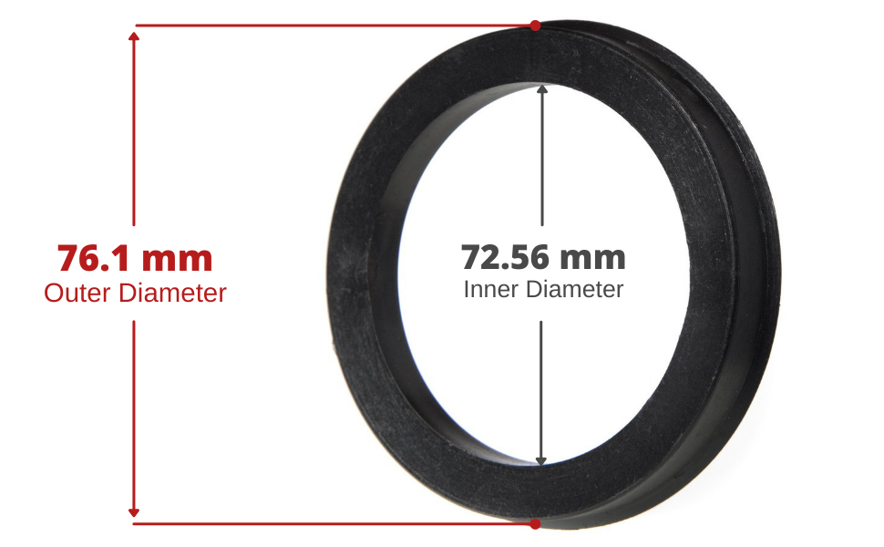 Hub Centric Rings - Nylon (Set of 4)