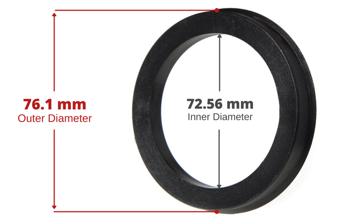 Hub Centric Rings - Nylon (Set of 4)