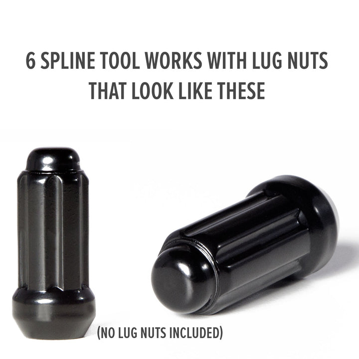 6pt Spline Drive LARGE Diameter Lug Tool