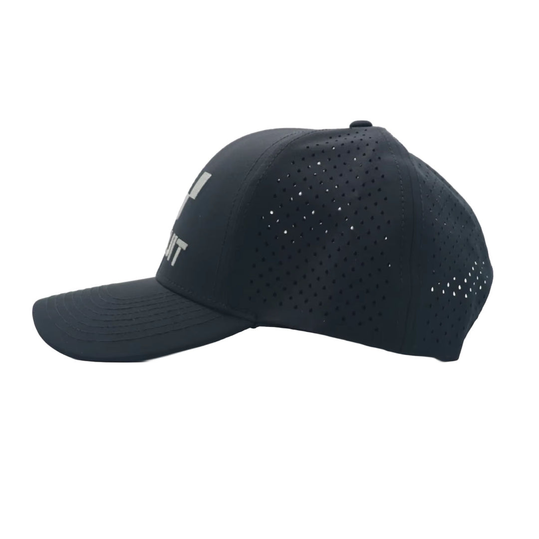The Apex 6-Panel Hat (Black/Grey)