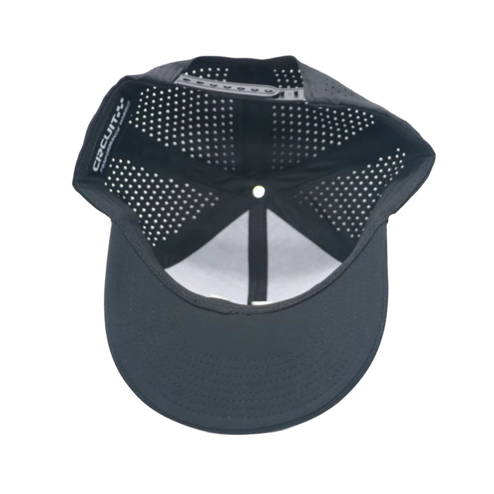 The Apex 6-Panel Hat (Black/Grey)