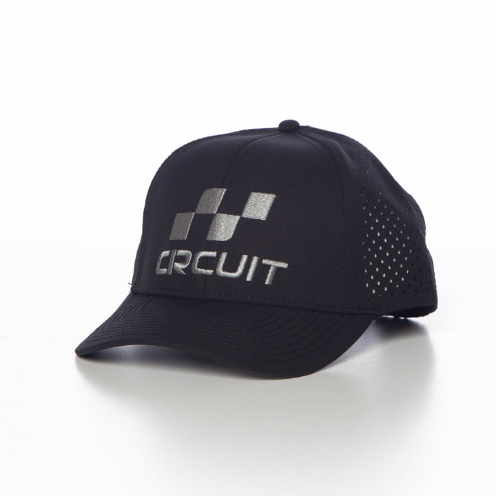 The Apex 6-Panel Hat (Black/Grey)