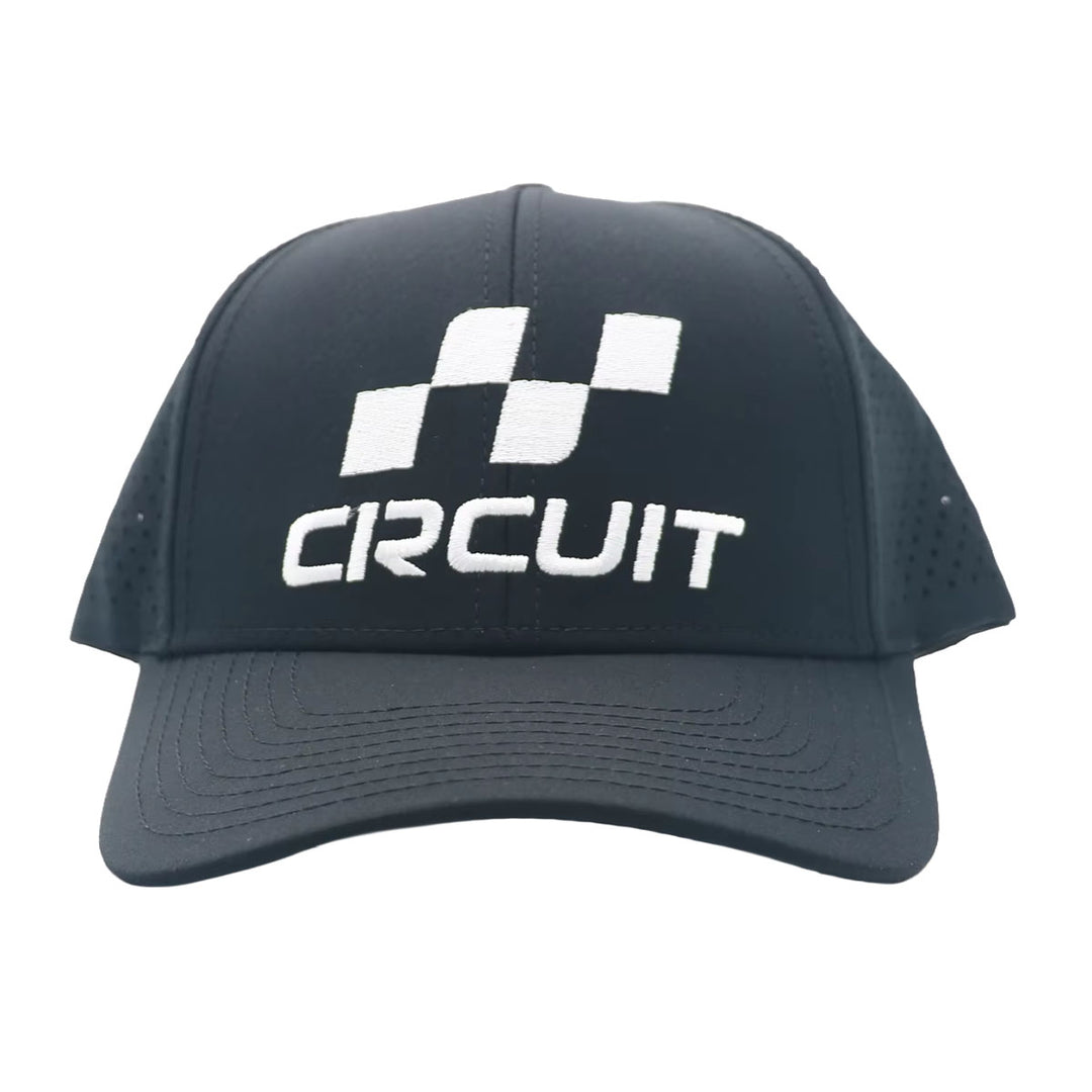 The Apex 6-Panel Hat (Black/White)