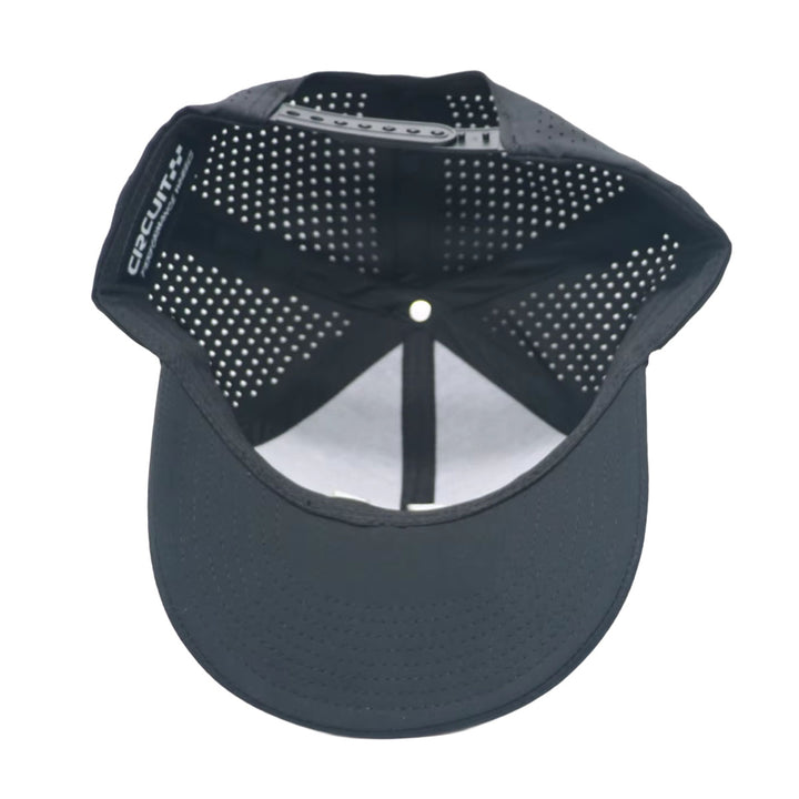 The Apex 6-Panel Hat (Black/White)