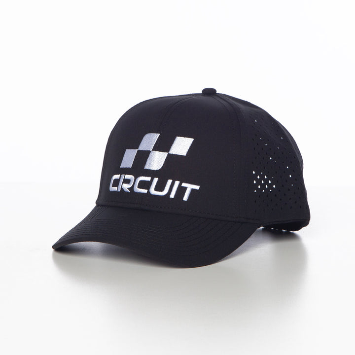 The Apex 6-Panel Hat (Black/White)