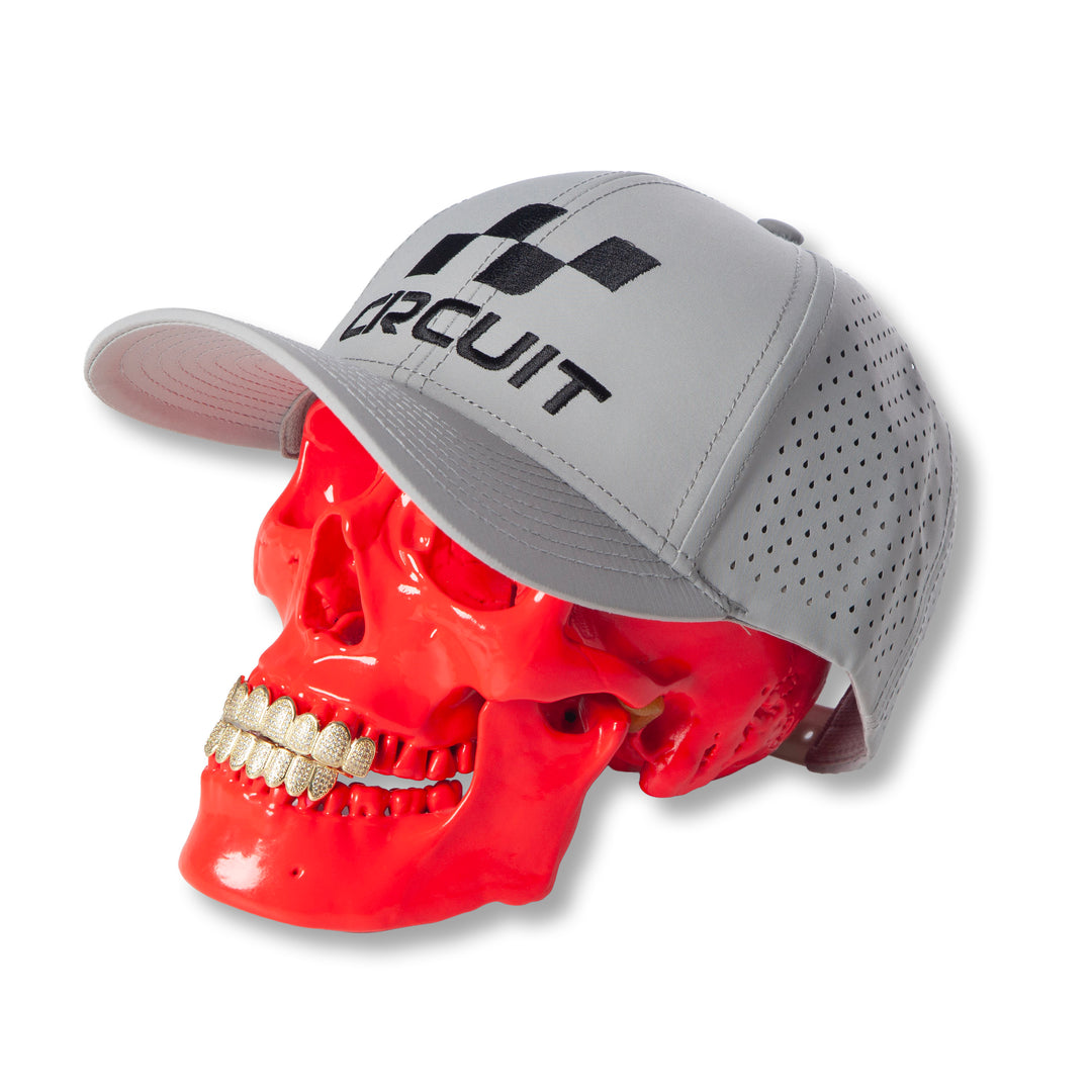 The Apex 6-Panel Hat (Grey/Black)