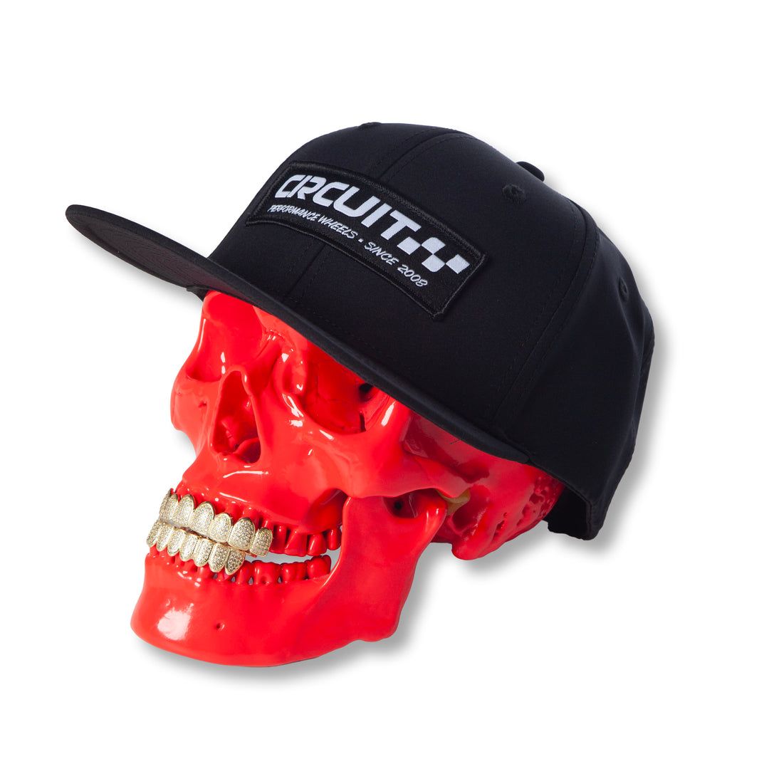 The Grid Snapback Hat (Patch/Black)
