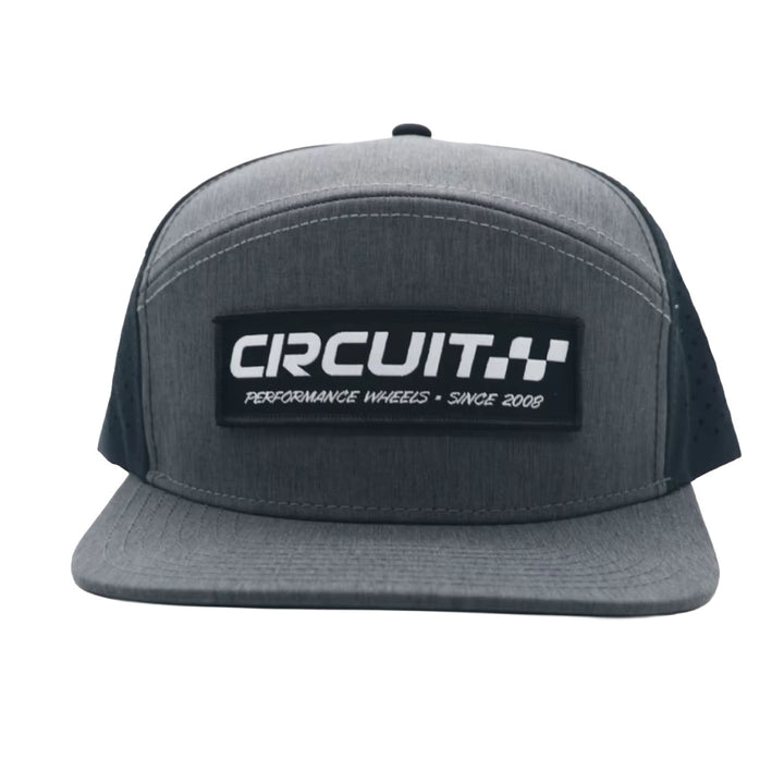 The Sector 6-Panel Hat (Grey/Black)