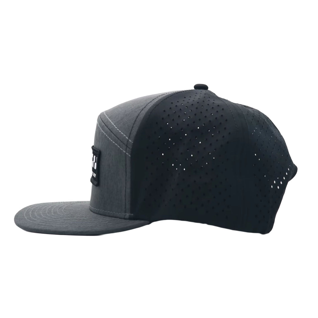 The Sector 6-Panel Hat (Grey/Black)