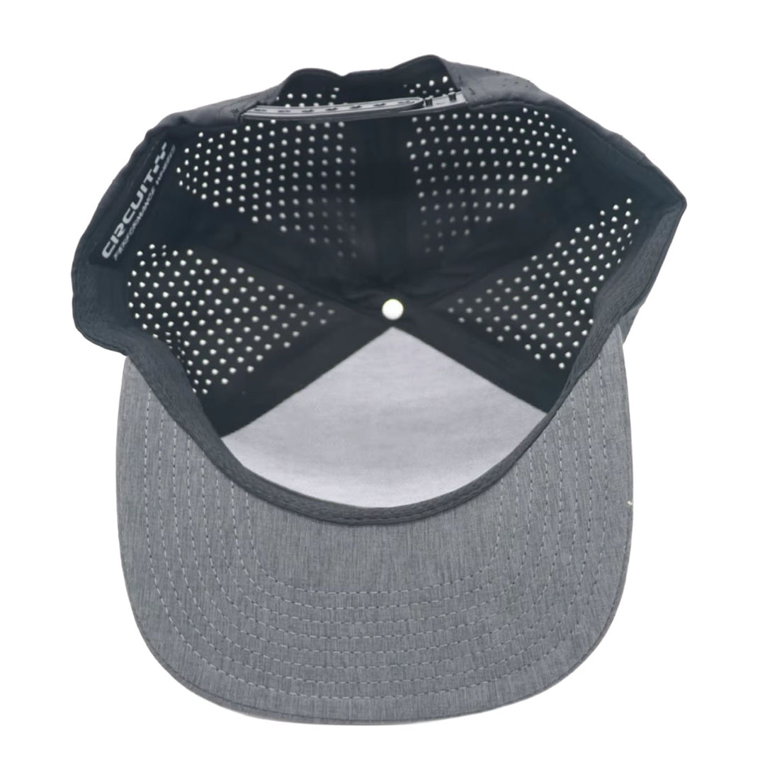 The Sector 6-Panel Hat (Grey/Black)