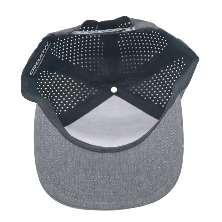 The Sector 6-Panel Hat (Grey/Black)