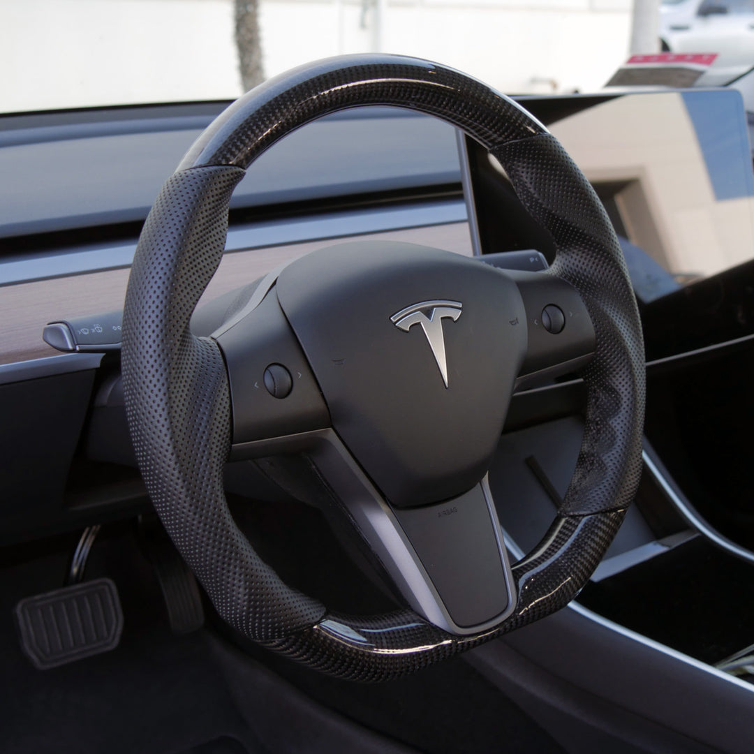 Circuit Performance Tesla Model 3 OEM Replacement Steering Wheel – Real Carbon Fiber