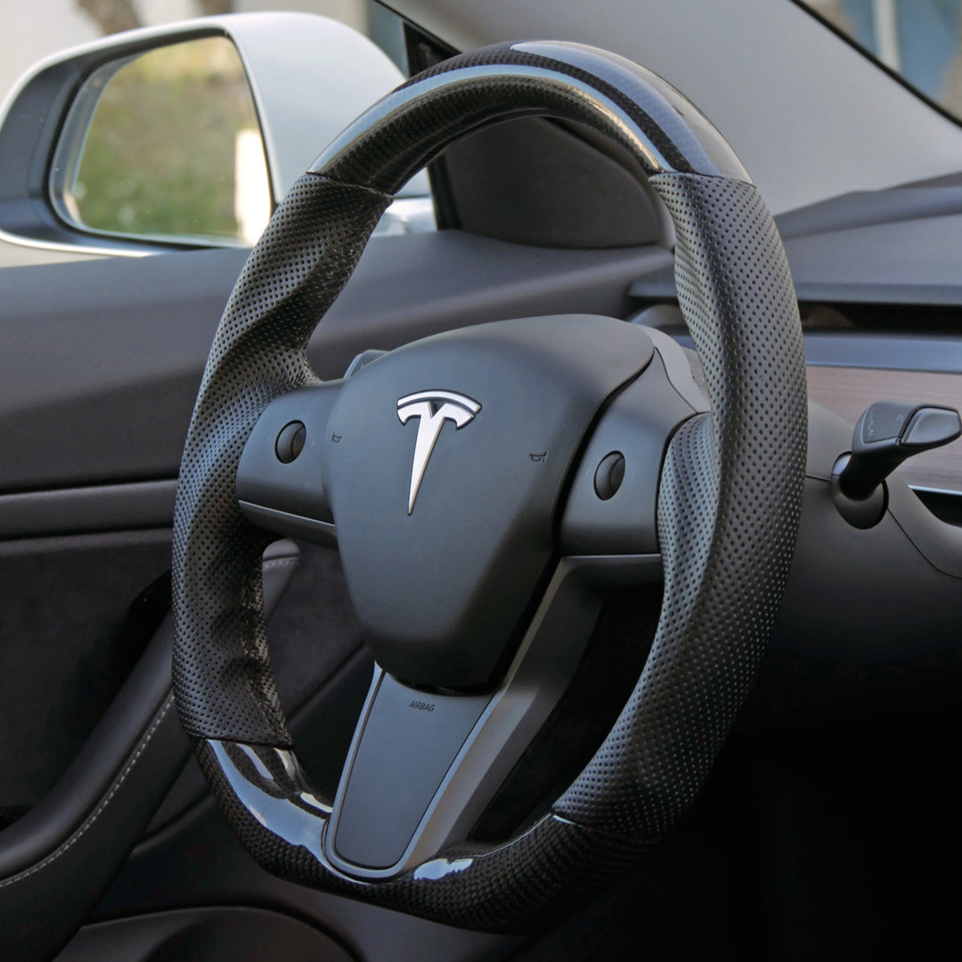 Circuit Performance Tesla Model 3 OEM Replacement Steering Wheel – Real Carbon Fiber