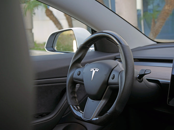 Circuit Performance Tesla Model 3 OEM Replacement Steering Wheel – Real Carbon Fiber