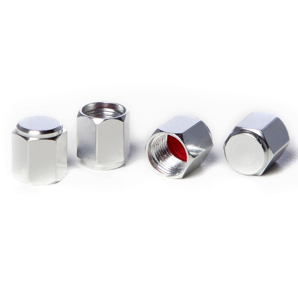 Aluminum Valve Stem Caps (Set of 4)