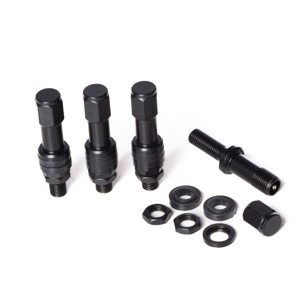 Skinny 6mm VS6MM Bolt-In Valve Stems for select JDM and German Wheels (Set of 4)
