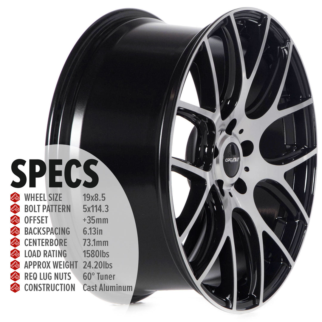 Circuit CP31 Gloss Black/Machined