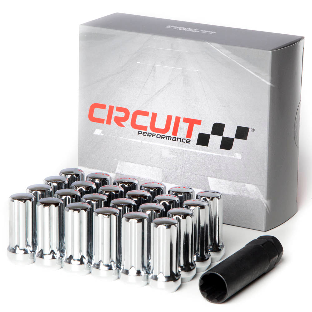 9/16"-18 Forged Steel 7pt Spline Drive Long Lug Nuts