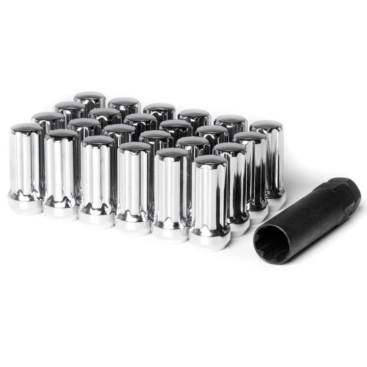9/16"-18 Forged Steel 7pt Spline Drive Long Lug Nuts