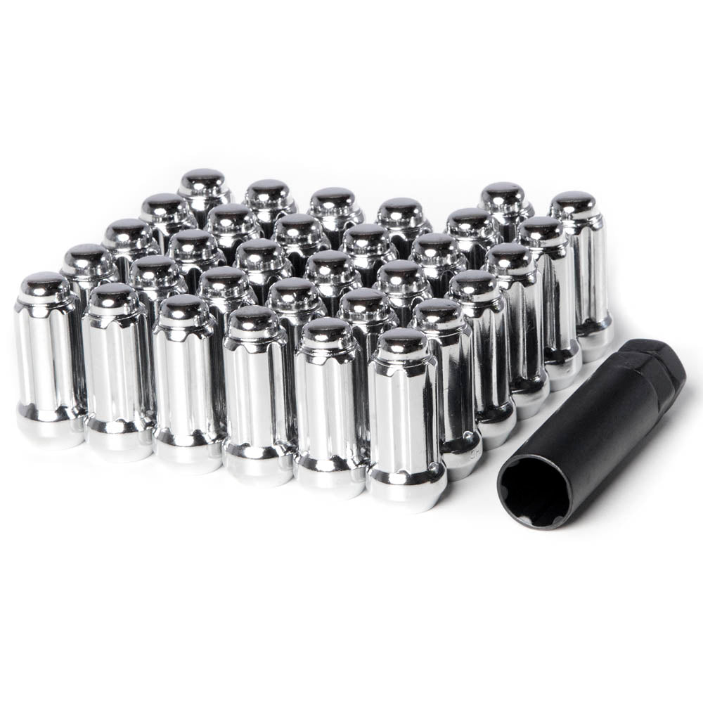 M14x1.5 Forged Steel 6 Spline Long Lug Nuts