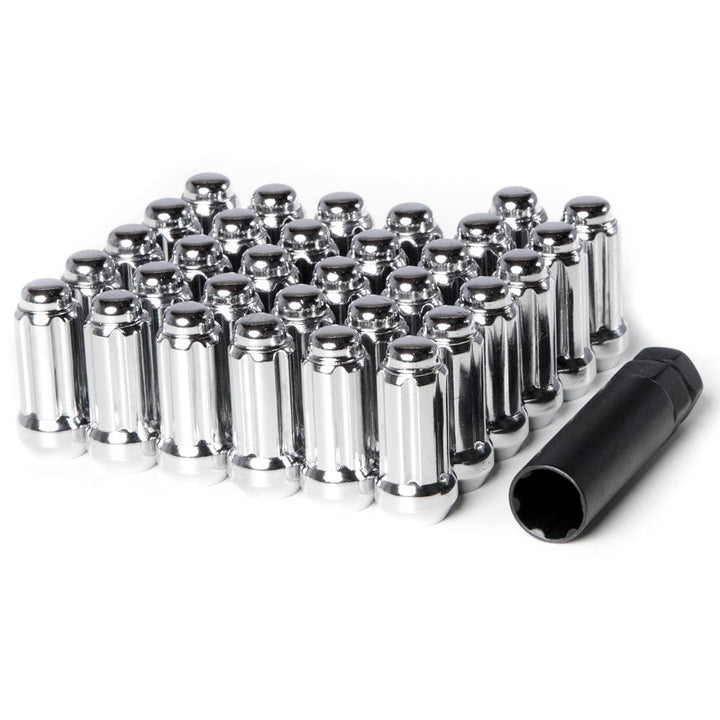 M14x1.5 Forged Steel 6 Spline Long Lug Nuts