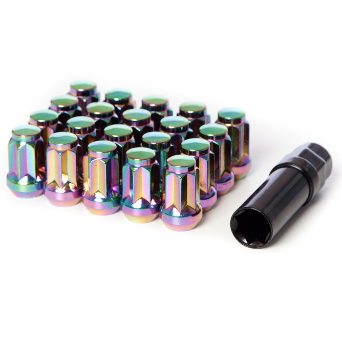 M12x1.25 Forged Steel 7pt Star Spline Drive Lug Nuts