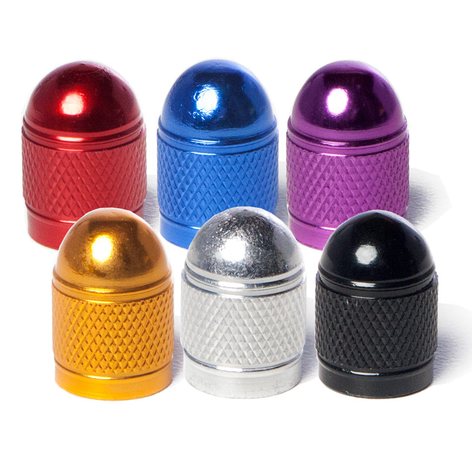 Circuit VC4 Series Aluminum Valve Stem Caps (Set of 4)