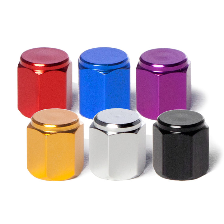 Aluminum Valve Stem Caps (Set of 4)