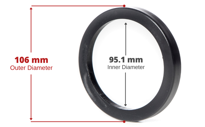 Hub Centric Rings - Nylon (Set of 4)