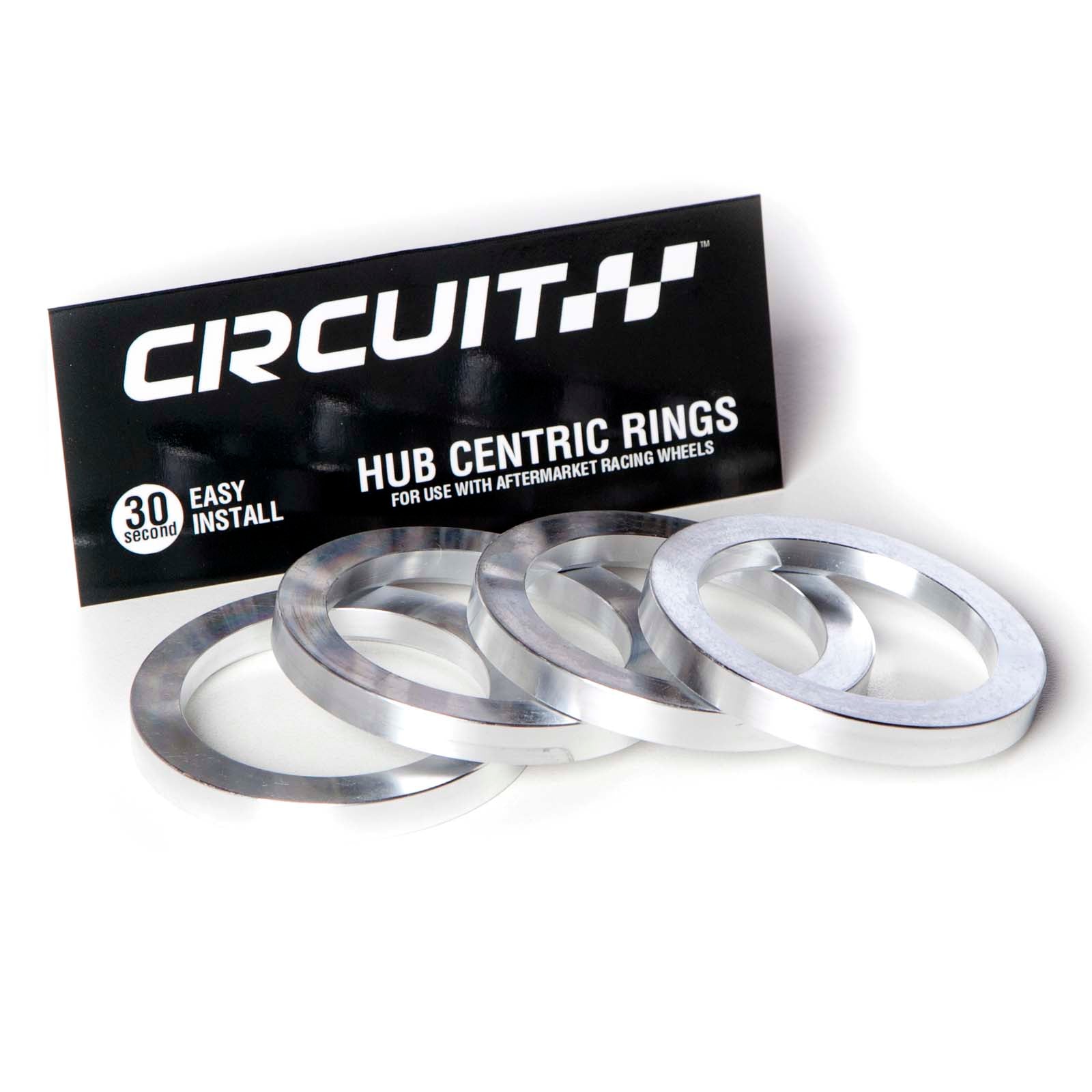 Hub Centric Spigot Rings - Aluminum For TSW Wheels (Set of 4)