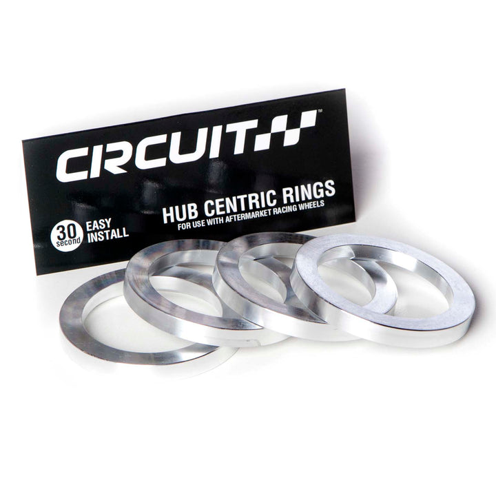 Hub Centric Spigot Rings - Aluminum For TSW Wheels (Set of 4)