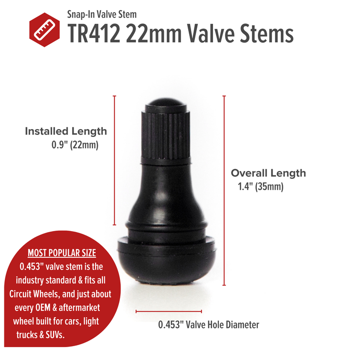 Valve Stems (Set of 4)